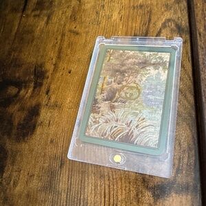 Gucci Collectible Playing card, 3 of hearts, magnetic display case